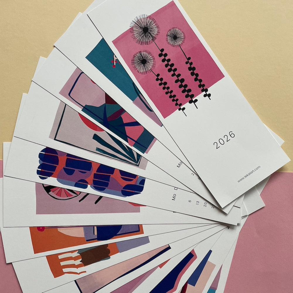 Postkarten-Kalender 2026