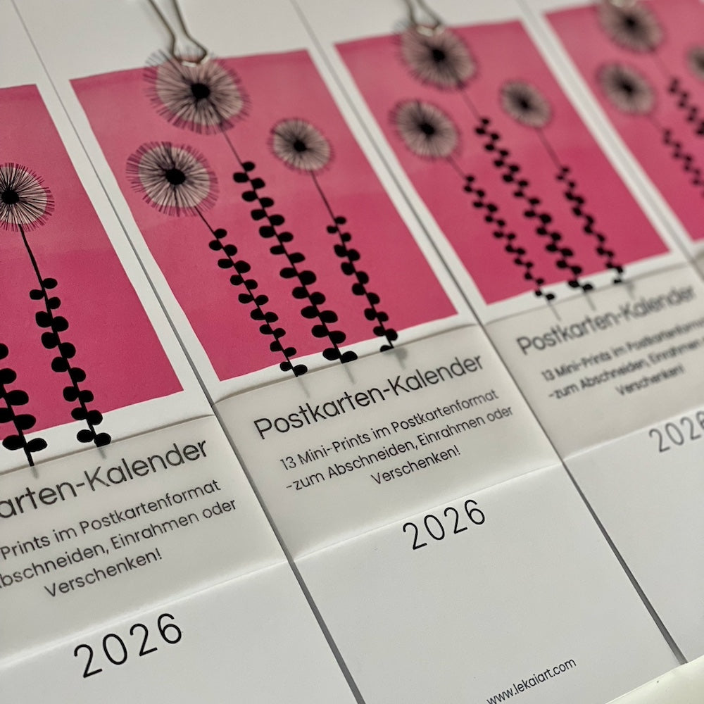 Postkarten-Kalender 2026