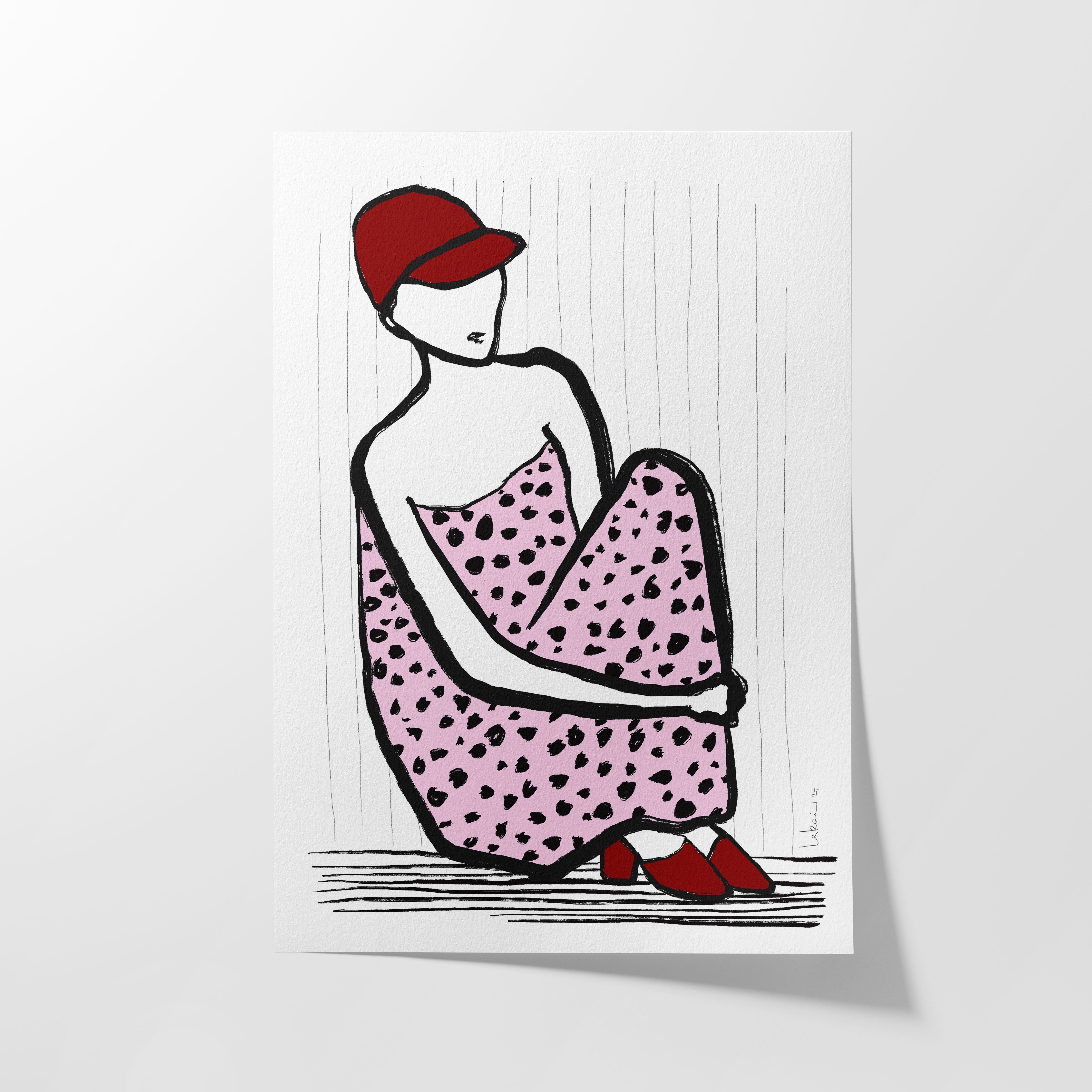 Fine-Art-Print "The Moment -RedPink"